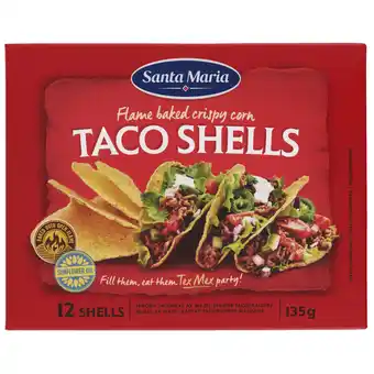 Dekamarkt Santa Maria Taco shells aanbieding