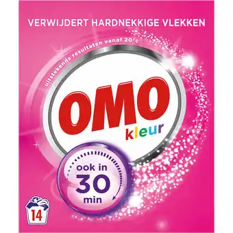 Dekamarkt Omo Poeder wasmiddel stralende kleuren 14 wasbeurten aanbieding