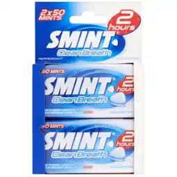 Dekamarkt Smint Clean breath peppermint duopack aanbieding