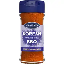 Dekamarkt Santa Maria Korean bbq korean style aanbieding
