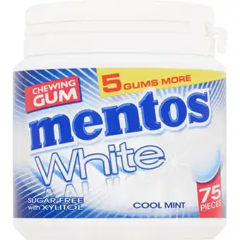 Dekamarkt Mentos Gum white cool mint aanbieding