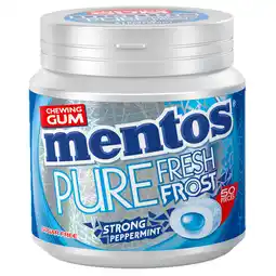 Dekamarkt Mentos Kauwgom pure frost strong mint 50 stuks aanbieding