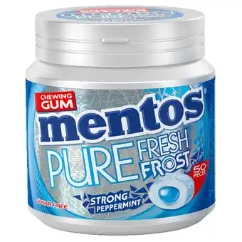 Dekamarkt Mentos Kauwgom pure frost strong mint 50 stuks aanbieding