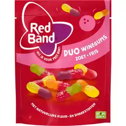 Dekamarkt Red Band Duo winegums zoet fris aanbieding