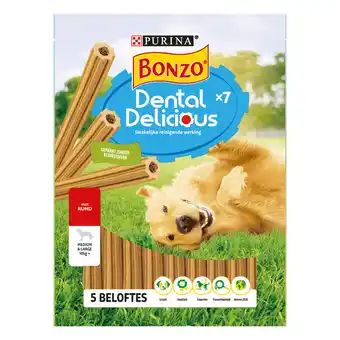 Dekamarkt Bonzo Hondensnacks dental delicious aanbieding