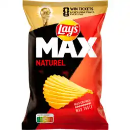 Dekamarkt Lay's Ribbelchips max original aanbieding