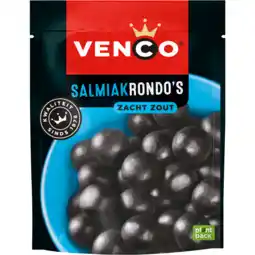 Dekamarkt Venco Salmiak rondos zacht zout aanbieding