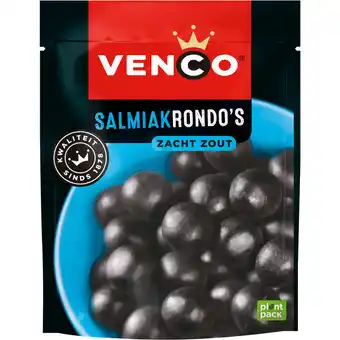 Dekamarkt Venco Salmiak rondos zacht zout aanbieding