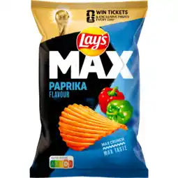 Dekamarkt Lay's Ribbelchips max smoky paprika aanbieding