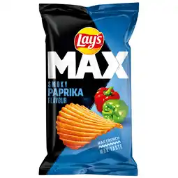 Dekamarkt Lay's Ribbelchips max smoky paprika aanbieding