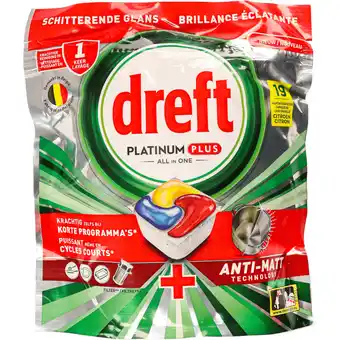 Dekamarkt Dreft Vaatwastabletten platinum plus citroen aanbieding