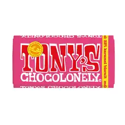 Dekamarkt Tony's Chocolonely Chocolonely melk karamel biscuit aanbieding