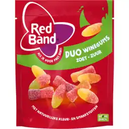 Dekamarkt Red Band Duo winegums zoet zuur aanbieding