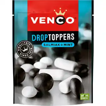 Dekamarkt Venco Droptoppers salmiak-mint aanbieding