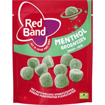 Dekamarkt Red Band Groentjes menthol zacht fris aanbieding