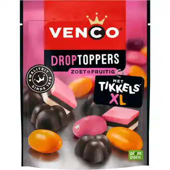 Dekamarkt Venco Droptoppers zoet-fruitig aanbieding