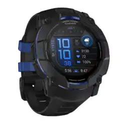 MediaMarkt Garmin Instinct 3 50mm Amoled Zwart/blauw Smartwatch Zwart aanbieding
