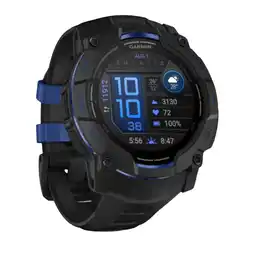 MediaMarkt Garmin Instinct 3 50mm Amoled Zwart/blauw Smartwatch Zwart aanbieding