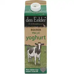 Dekamarkt Den Eelder Volle yoghurt aanbieding