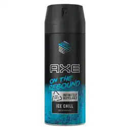 Dekamarkt AXE Deospray ice chill frozen mint-lemon aanbieding