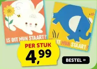 Boekenvoordeel Is dit mijn staart? Konijn aanbieding