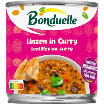 Dekamarkt Bonduelle Linzen in curry aanbieding