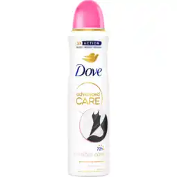 Dekamarkt Dove Deospray advanced care invisible care aanbieding