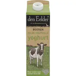 Dekamarkt Den Eelder Boerenyoghurt halfvol aanbieding