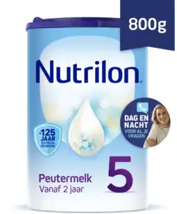Dekamarkt Nutrilon 5 Peutermelk 2+ Jaar aanbieding