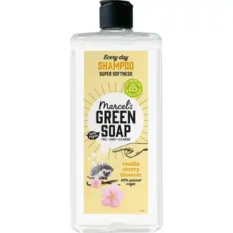Dekamarkt Green Soap Shampoo vanilla cherry blossom aanbieding