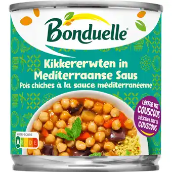 Dekamarkt Bonduelle Kikkererwten in mediterraanse saus aanbieding