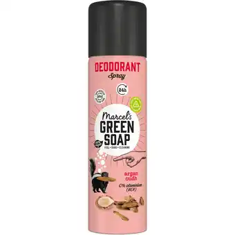 Dekamarkt Green Soap Deospray argan oudh aanbieding