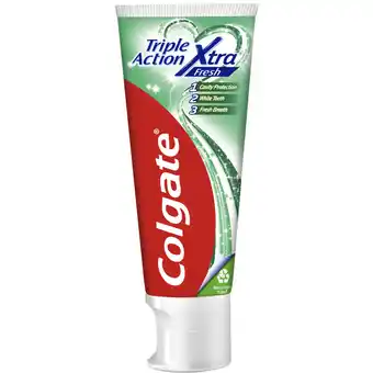 Dekamarkt Colgate Tandpasta triple action xtra fresh aanbieding