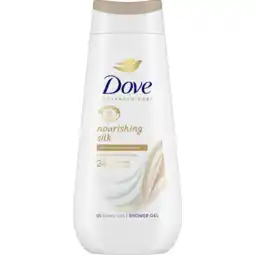 Dekamarkt Dove Douchegel nourishing silk aanbieding