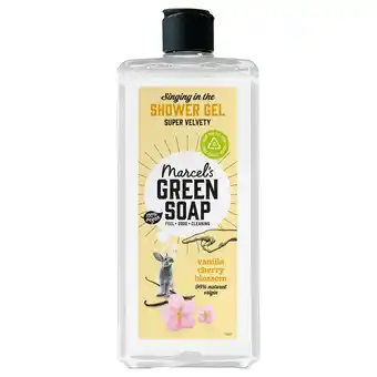 Dekamarkt Green Soap Showergel vanilla & cherry aanbieding