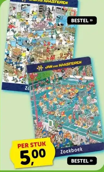 Boekenvoordeel Jan Van Haasteren Zoekboek Bakkerij aanbieding