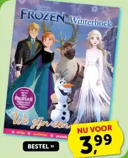 Boekenvoordeel Disney Frozen winterboek aanbieding