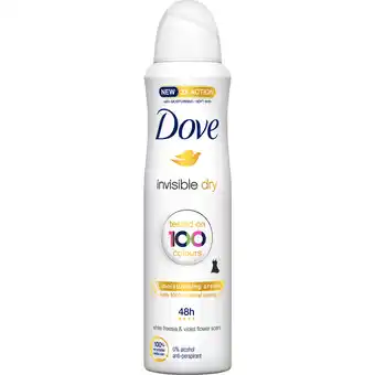 Dekamarkt Dove Deospray invisible aanbieding