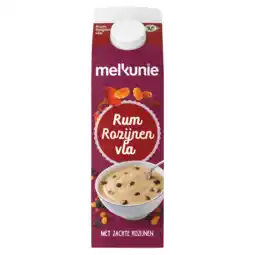 Dekamarkt Melkunie Vla rum rozijnen aanbieding
