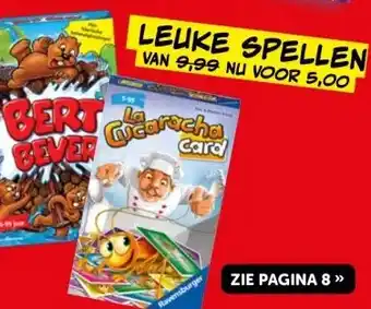 Boekenvoordeel LEUKE SPELLEN aanbieding