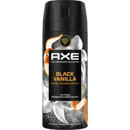 Dekamarkt AXE Bodyspray fine fragrane black vanilla aanbieding