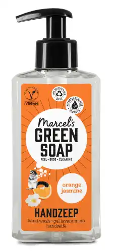Dekamarkt Green Soap Handzeep orange&jasmin aanbieding