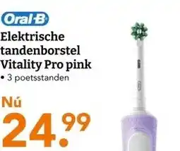 Blokker Oral-B Elektrische tandenborstel Vitality Pro pink aanbieding