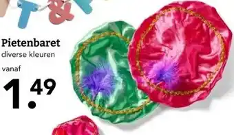 Blokker Pietenbaret aanbieding