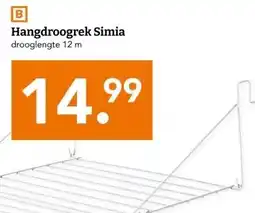 Blokker Hangdroogrek Simia aanbieding