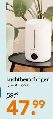 Blokker Luchtbevochtiger aanbieding