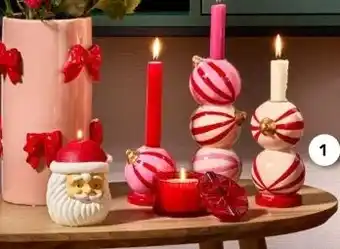 Blokker kandelaar kerstballen aanbieding