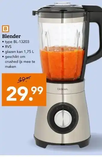 Blokker Blender aanbieding