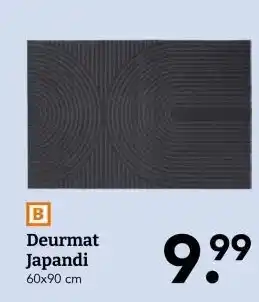 Blokker Deurmat Japandi aanbieding