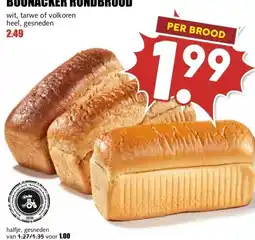 MCD Supermarkt BOONACKER RONDBROOD aanbieding